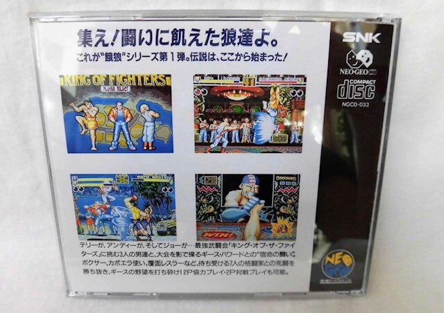 Fatal Fury 1 Garou Densetsu 1 Neo Geo AES SNK CD ROM Japanese Game