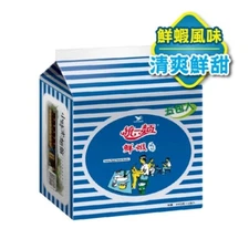 [Uni-President] Shrimp Flavor Instant Noodles 83g x 5 packs 統一鮮蝦風味麵