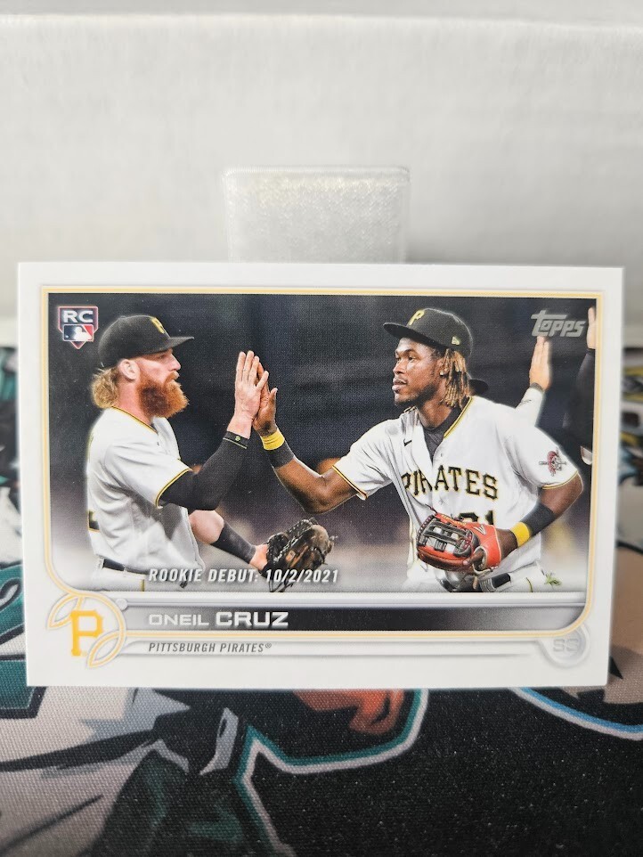 Oneil Cruz Rookie RC 2022 Topps Update Rookie Debut #US113 Pittsburgh Pirates