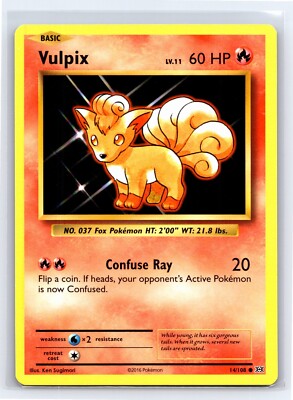 vulpix pokemon card 2016 2016 Pokemon TCG - XY Evolutions