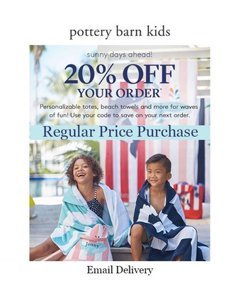20 Off Pottery Barn Kids Coupon Code Online In Stores Exp 1 30 20