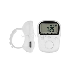 Digital Electronic Tally Counter Counting Time Display Backlight Rechargeable