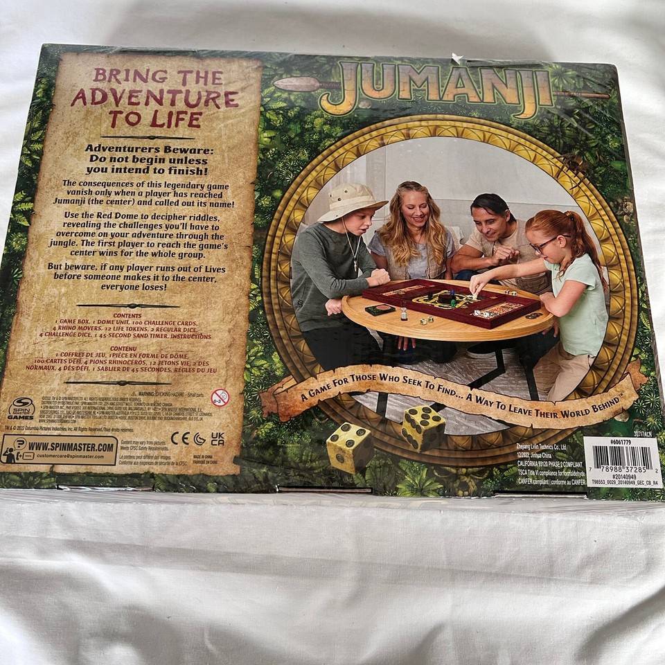 Jumanji Board Game Wooden Box Classic Retro Real Wood Case NEW eBay