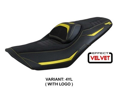 Sattelbezug Kompletter Sitz Kiko Gelb YL + logo TPZ Yamaha T-Max 560 2022 2026