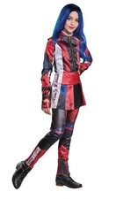 NUEVO Evie Descendientes Halloween Disfraz Disney Pequeño 4-6X Mono Falda Globeta