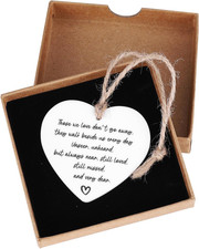 Grief Gift, Sympathy Gift, Keepsake Gift, Acrylic Heart Memorial Plaque, Memoria