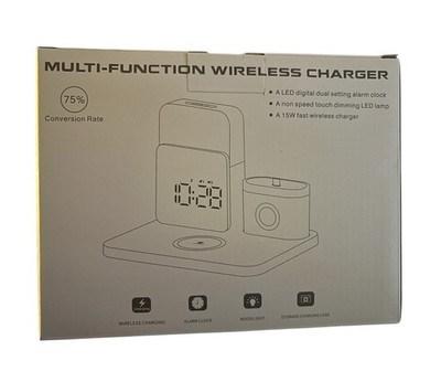 multi-function wireless charger that includes several features.