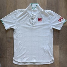 UNIQLO x Federer polo - small - white Wimbledon 2022