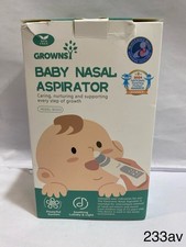 Grownsy Baby Nasal Aspirator Nose Sucker Digital Rechargeable BPA Free