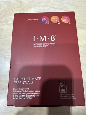IM8 Daily Ultimate Essentials 7 Sachet Variety Pack Exp 12/2027
