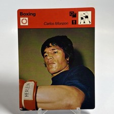 1977 Sportscasters Series 05 Printed in Japan Carlos Monzon #05-08 EX Card