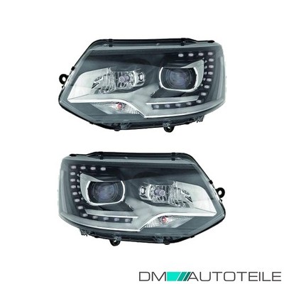 Bi-Xenon Scheinwerfer Depo D3S + TGFL SET passt für VW Multivan T5 ab 09-15