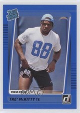 2021 Panini Donruss Rated Rookie Press Proof Blue Tre' McKitty #304 0i8j