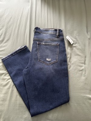 Flying Monkey Women's Blue Denim Jeans, Size 30, Mid-Rise