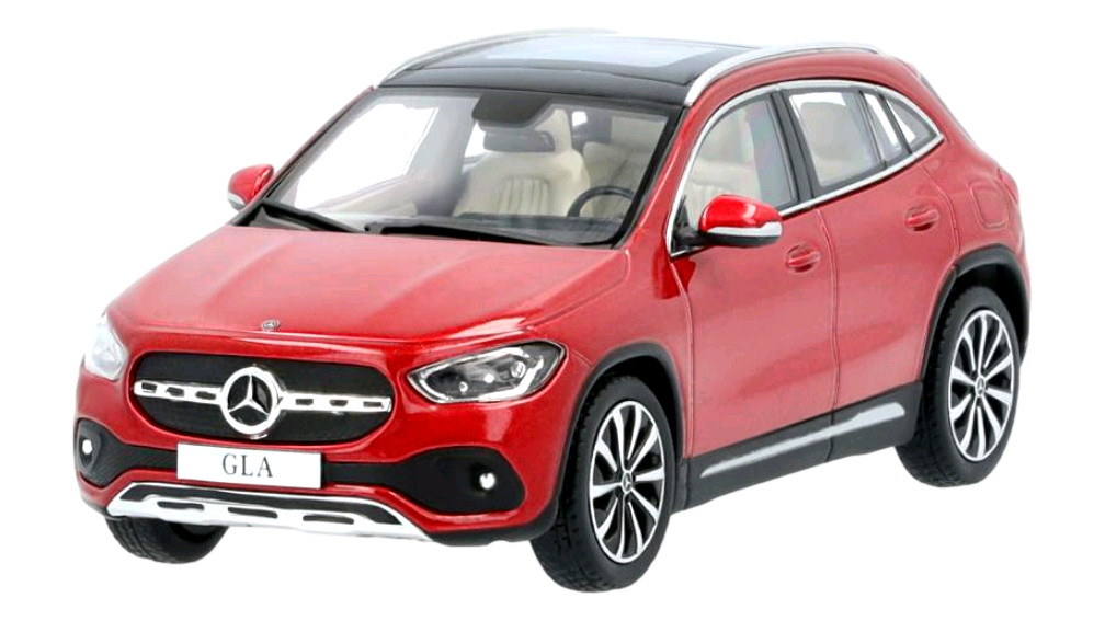 Mercedes GLA SUV H247 miniature 1:43 en métal noir pour collectionneur