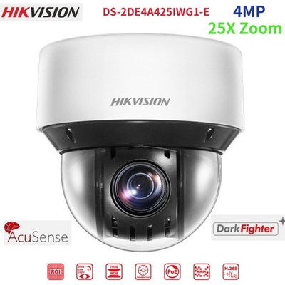 Hikvision DS-2DE4A425IWG1-E 4MP 25X Zoom DarkFighter IR Acusense Dome IP Kamera