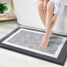 Bathroom Rugs 30x20, Extra Soft and Absorbent Microfiber Bath Rugs, Non-Slip,...