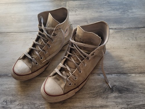 Converse Chuck Taylor High Top Sneakers Shoes Men 6 Women 8 Grunge Vintage