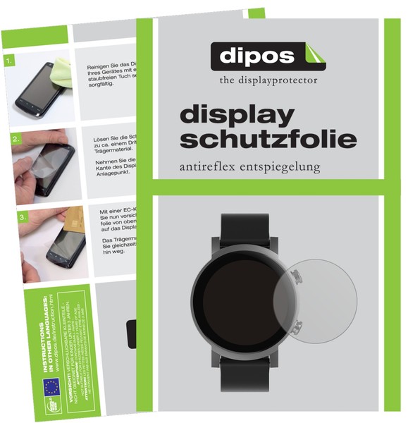 6X Schutzfolie Matt FüR Ticwatch E3 Smartwatch Displayschutzfolie Folie Display-image