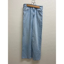 Levi  s Big E High Loose Premium Denim Wide Leg Jeans Light Wash 90s Preppy 26x29