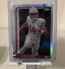 Topps Chrome Parallel Michael Wilson Arizona Cardinals #2 Football Trading Card