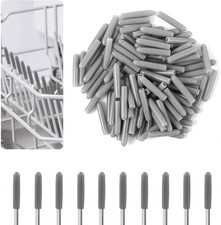 Dishwasher Rack Repair Kit Silicone Tine Caps 100Pcs Rust Prevention Protect
