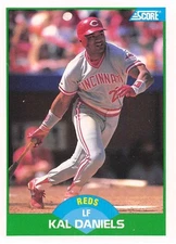 1989 Score #7 Kal Daniels NM-MT Reds ID:80248