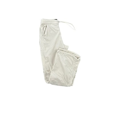 Hollister Women Adjustable Rise Parachute Baggy Corduroy Pants Cream XS 356F2588