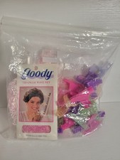 Vintage Wire Clasp Snap Tight Plastic Hair Clips 22 Pieces Plus Hair Nets