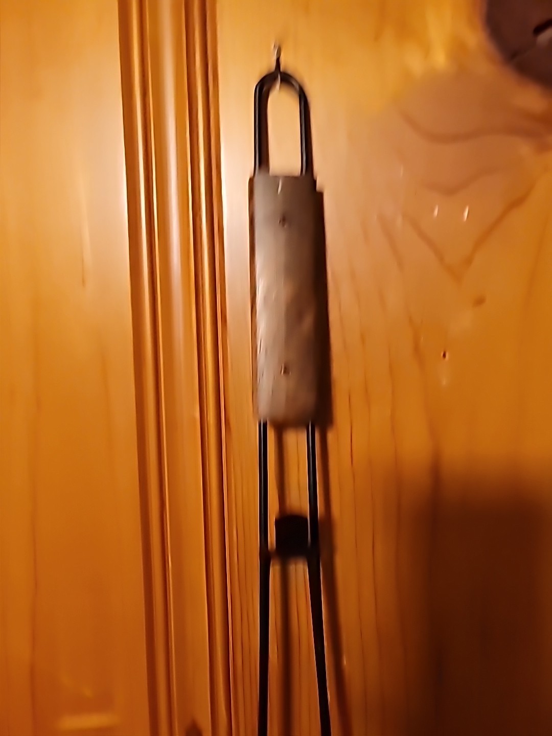 Vintage 31" Long Handled Popcorn Popper Basket with Wood Grip Mesh Stove Top