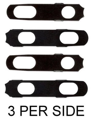 Hipshot  Universal Mounting Plate Kit~For 3 Per Side Tuners~Black~USA~Brand New