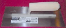 Project Source Ground Steel V-notch Vinyl Floor Trowel FULL CASE OF 9 NEW DEAL!