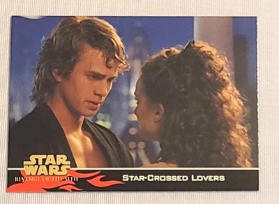 2005 Topps #37 Star Wars Episode III Revenge of the Sith  Star-Crossed Lovers
