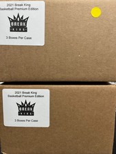2021 Break King Basketball Premium Edition CASE (3 Boxes) FACTORY SEALED
