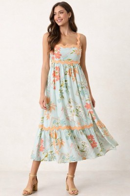 princess polly baby blue dress Wholesale Blue Jersey Dresses Customizable Design Options main image 1