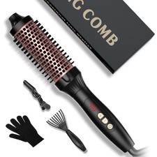 1.5 in Thermal Brush, Curling Iron Heated Round Curling Volumizing, The Ceram...