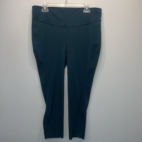 Lululemon Base Pace High Rise Crop Leggings Teal Size 14