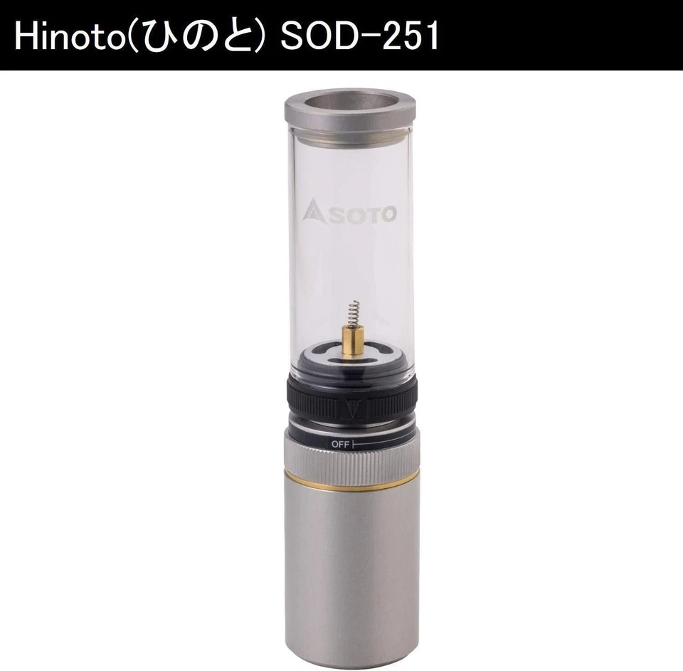 Dimensioni corpo argento SOTO Hinoto SOD-251: diametro 3,6 x 14,5 cm - Immagine 2 di 4