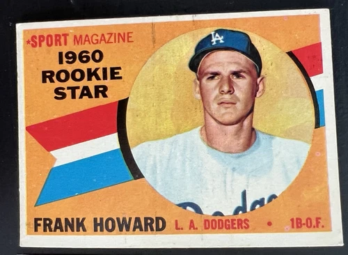 1960 Topps - Sport Magazine 1960 Rookie Star #132 Frank Howard (RC)