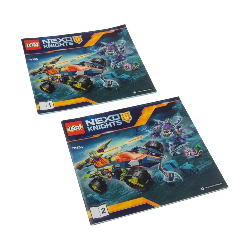 1x Lego Bauanleitung Set Heft 1+2 Nexo Knights Aaron's Rock Climber 70355 - Bild 1 von 1