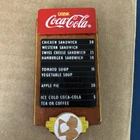 Vintage Coca-Cola Diner Menu Wood Refrigerator Magnet Retro Coke Sign
