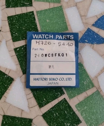 Vintage Lcd Digital Watch Seiko M726-5A10 Scuba Diver Crystal Part 280WC8FK01