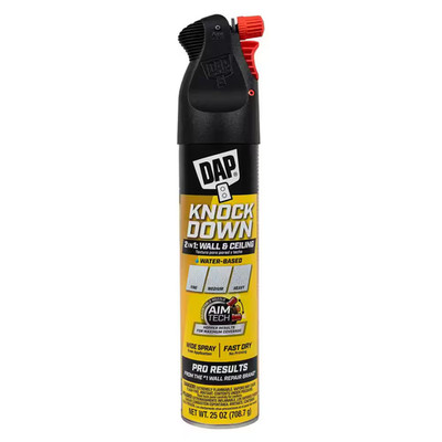 Spray Texture 25 Oz. Knockdown Water Based 2 In.1 Wall and Ceiling White Texture