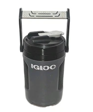 Igloo Latitude Pro Half Gallon Beverage Jug - Gray/Black, Sports Hooks