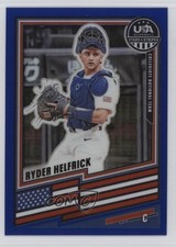 2026 Panini Stars & Stripes Prizm Blue Prizm 90/299 Ryder Helfrick #156 sc8