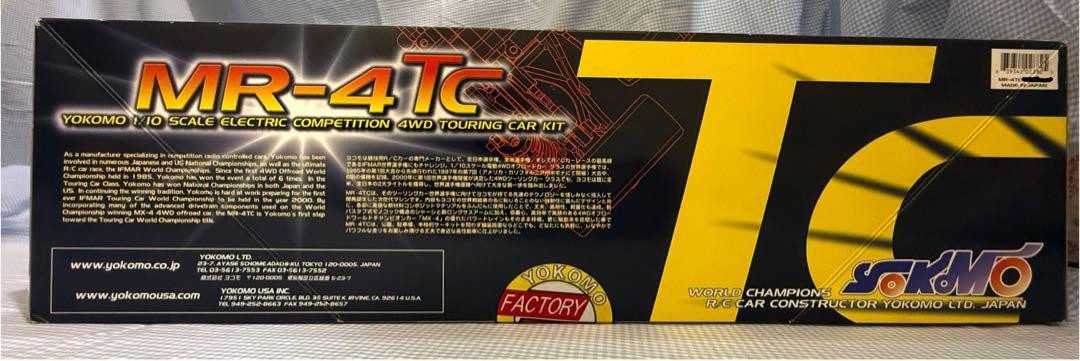 Yokomo★MR-4Tc 1/10 電動4WDツーリングカーキット★未開封 Yokomo☆MR-4Tc 1/10 電動4WDツーリングカーキット☆未開封