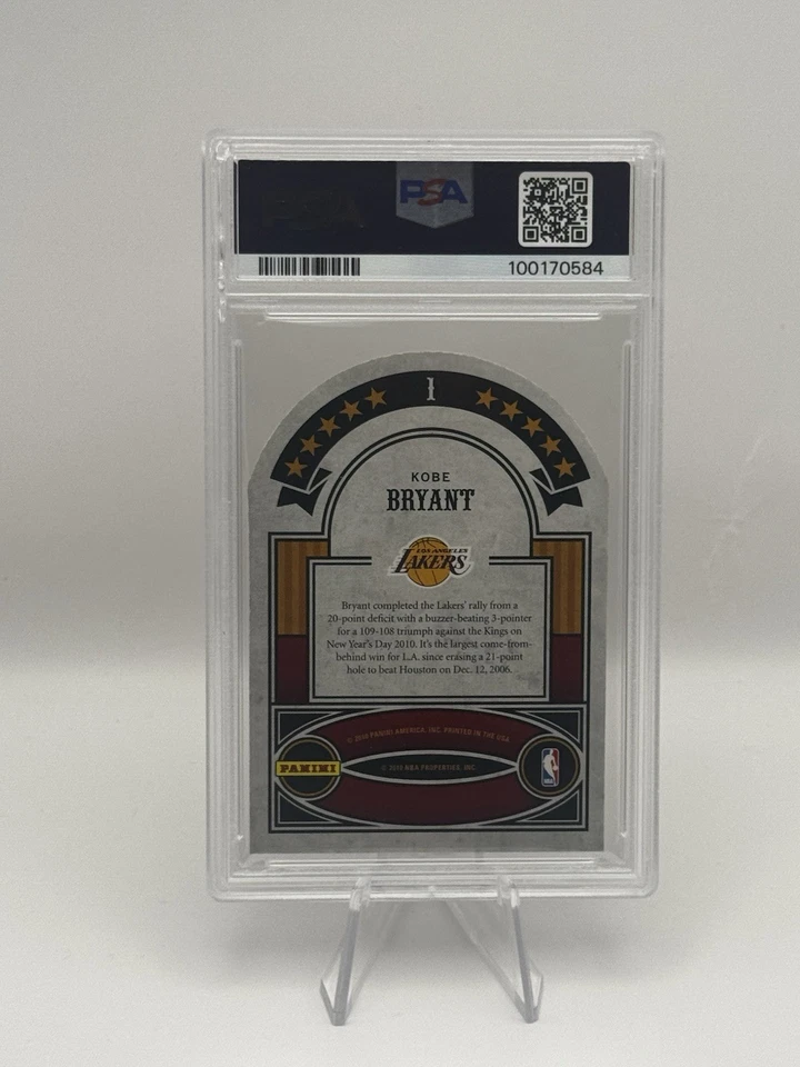 2009 Crown Royal - Kobe Bryant - All-stars Die Cut #1 PSA 10 - Image 2 of 2