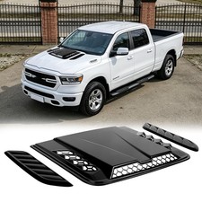 For Dodge Ram 1500 2500 3500 Air Flow Intake Bonnet Scoop Hood Vent Cover Gloss For Dodge Ram 1500 2500 3500 Air Flow Intake Bonnet Scoop Hood Vent Cover Gloss