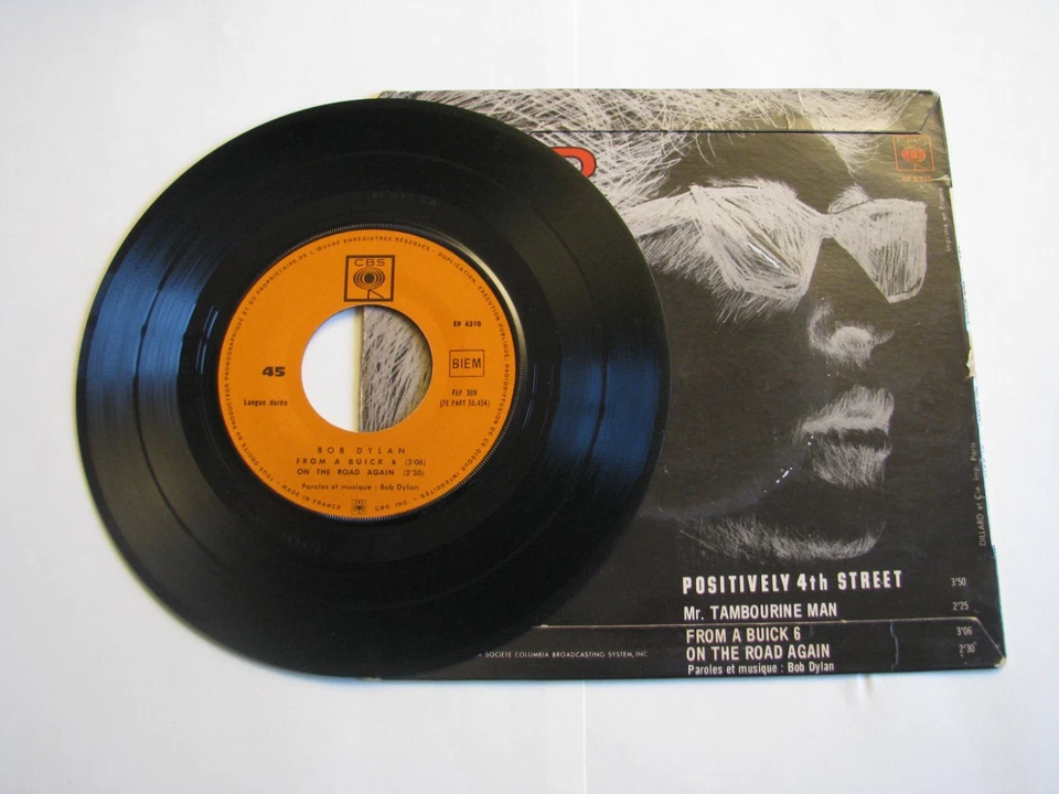 EP 45 tours Bob Dylan - Positively 4th Street - France 1965 - Photo 4/4