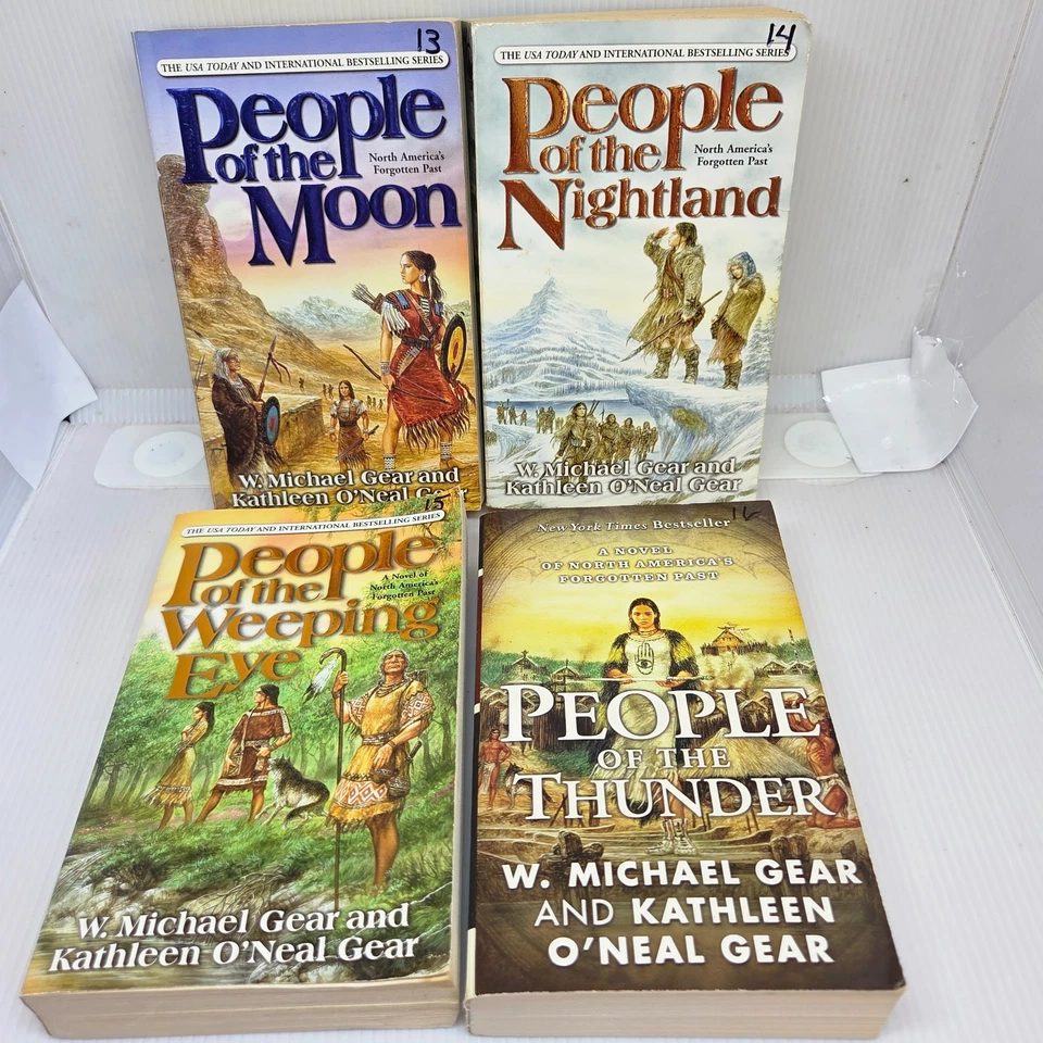 Oneal Gear Books Lot People Series North Americas Forgotten Past TOR Prehistoric Foto 2 de 4